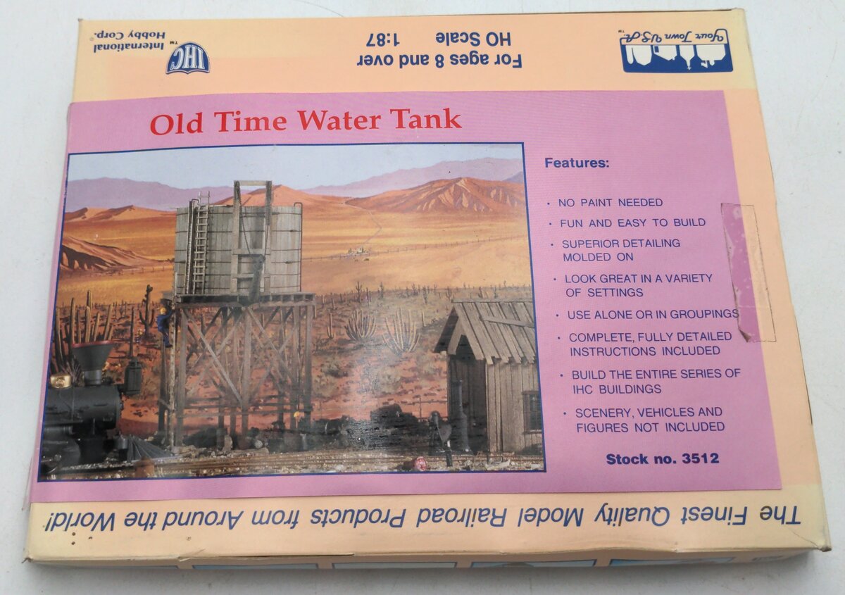 IHC 3512 HO Old Time Water Tank Model Building Kit