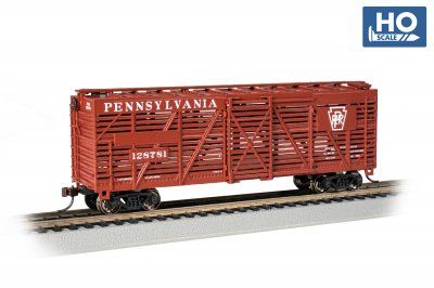 Bachmann 18515 HO Pennsylvania 40' Stock Car #128781
