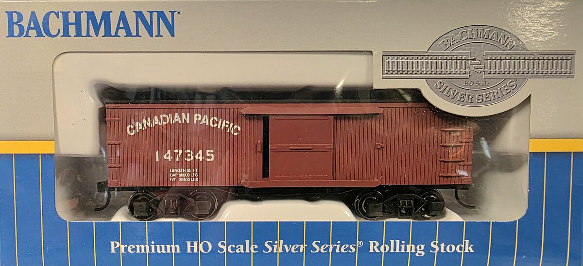 Bachmann 72313 HO Canadian Pacific Old Time Boxcar #147345