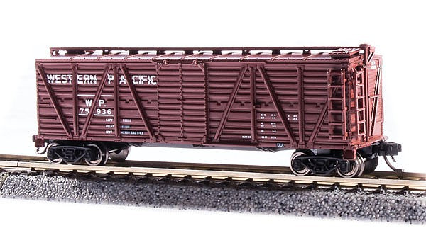 Broadway Limited 6597 N Western Pacific Stock Cars (Set of 2)