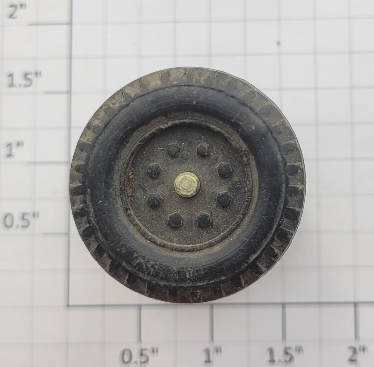 Lionel 9121-2X Scraper Tractor Wheels and Axle