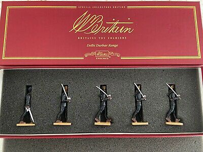 W. Britain 00267 Baroda Artillery-Escort Set 2 Metal Toy Soldier Figure Sets