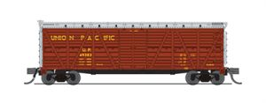 Broadway Limited 6596 N Union Pacific Stock Car without Sounds (Set of 2)