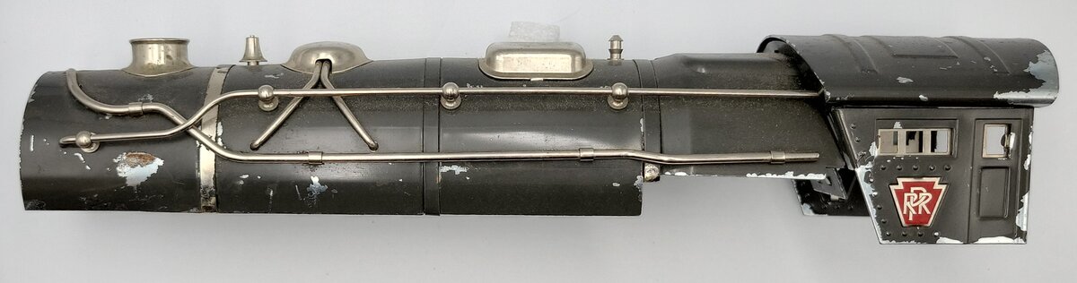 Lionel 385E-2 Gray Locomotive Shell with Nickel Trim