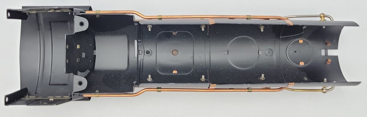 Lionel 385E-7 Black Locomotive Shell with Copper and Brass Trim and Lionel Logo