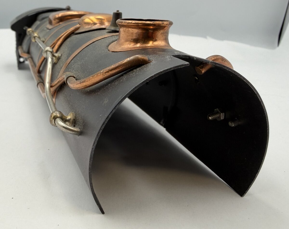 Lionel 385E-7 Black Locomotive Shell with Copper and Brass Trim and Lionel Logo