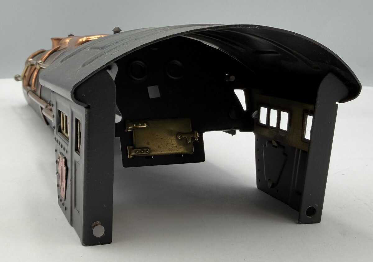 Lionel 385E-7 Black Locomotive Shell with Copper and Brass Trim and Lionel Logo