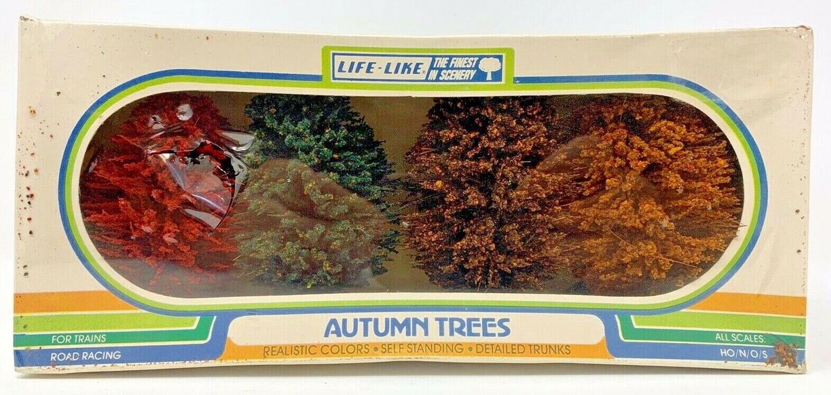 Life Like 1002 All Scales Autumn Tree (Box of 4)