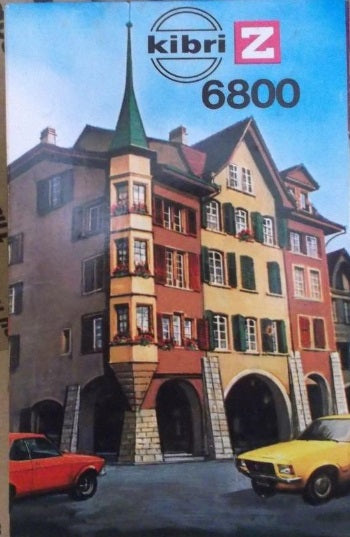 Kibri B-6800 Z Scale Corner House Building Kit