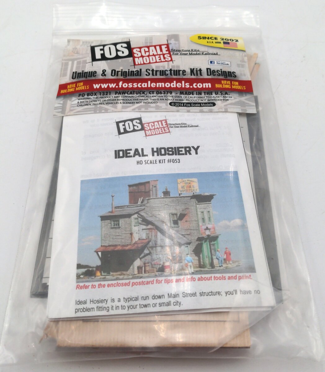 FOS Scale Limited 053 HO Ideal Hosiery Building Kit