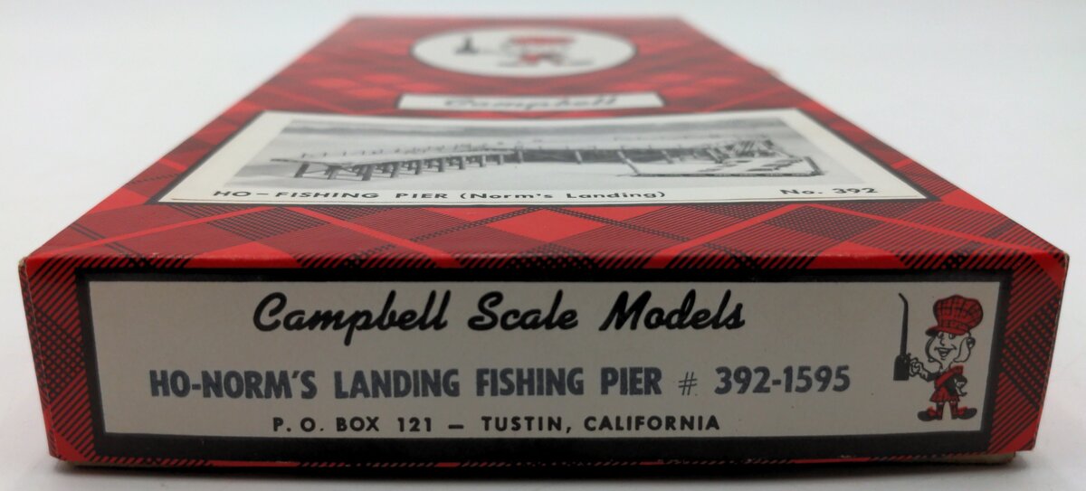Campbell Scale Models 392-1595 HO Scale Norms Landing Fishing Pier Building Kit