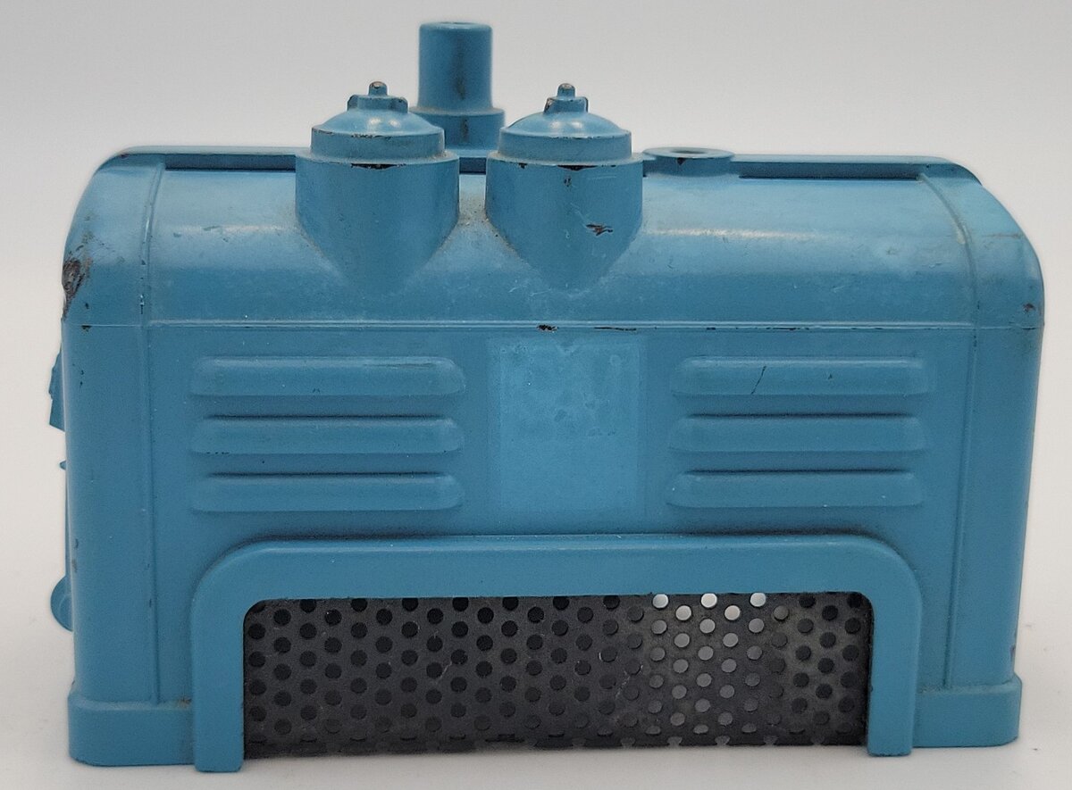 Lionel 397-15 O Gauge Repainted Blue Motor Cover with Fence without Decal
