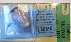 NWSL 1220D-9 Northwest Short Line HO Scale 12 Volt DC Flat Can Motor