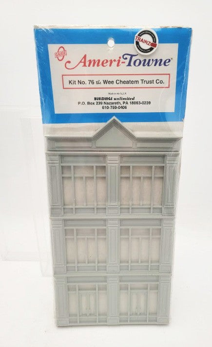 Ameri-Town 76 O Scale The Wee Cheatem Trust Co. 1 St. National Bank