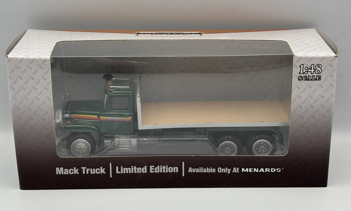 Menards 279-0748 1:48 Scale Gold Line Green Mack Truck Limited Edition