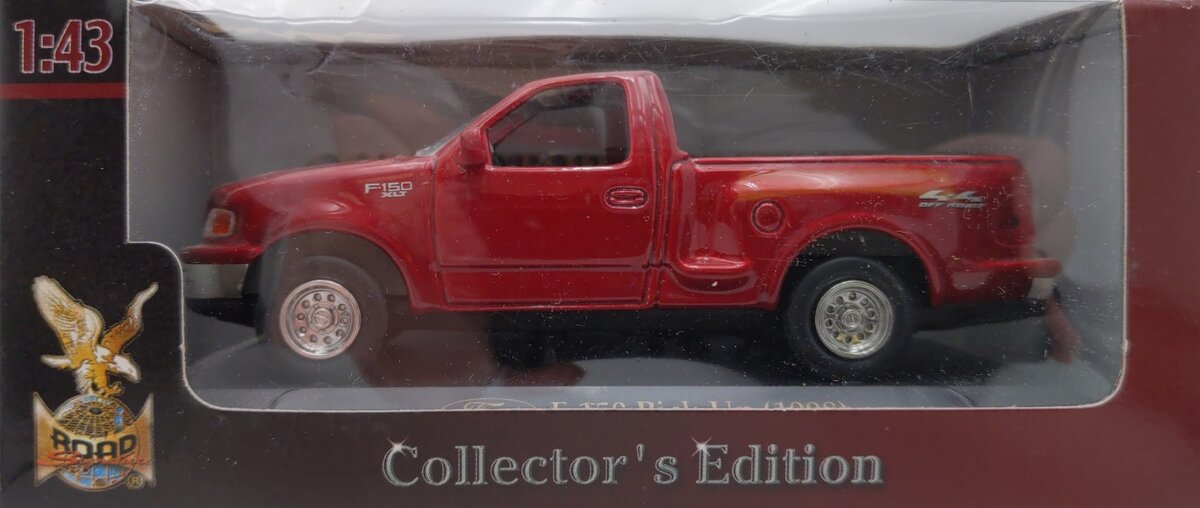 Road Signature 94243 1:43 Red Ford F-150 Pick Up 1998 Die Cast Metal