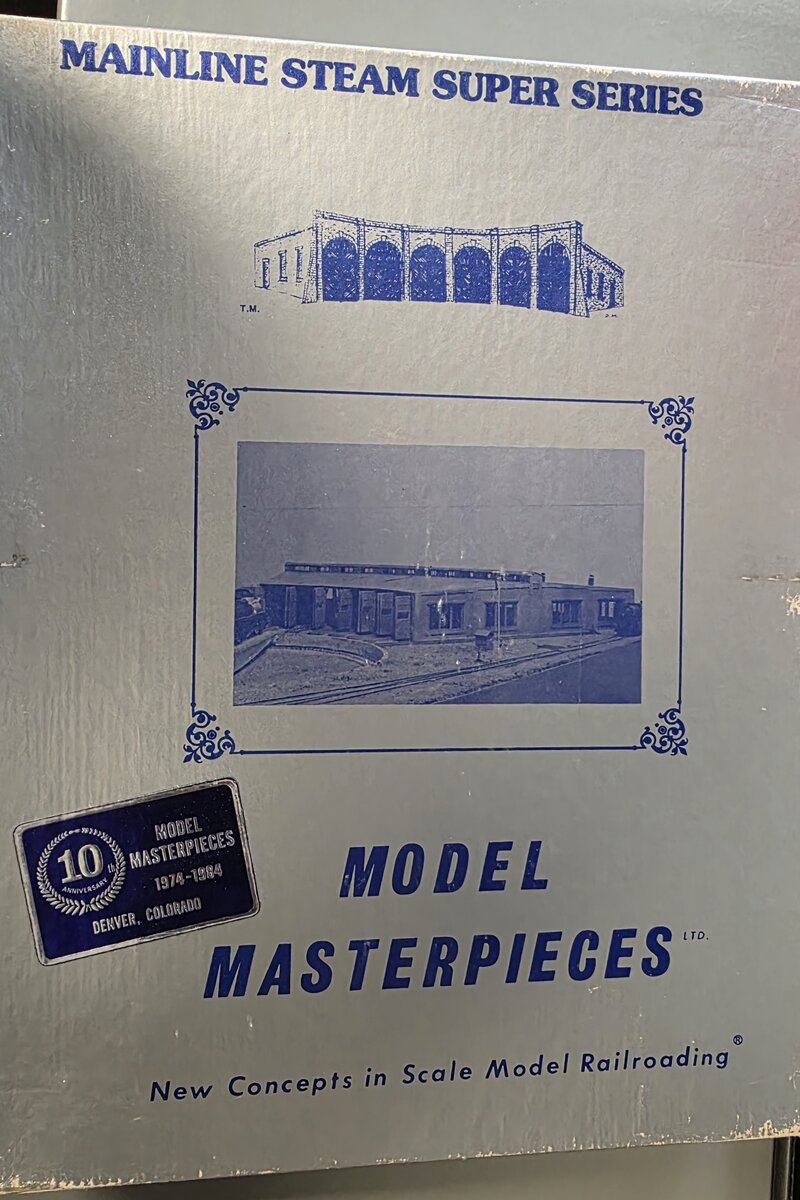 Model Masterpieces 122 HO 130' Brick Roundhouse 3 Stall Building Kit