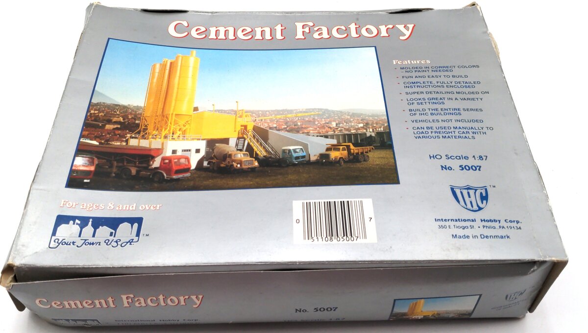 IHC 5007 HO Scale Cement Factory Kit