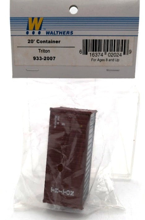 Walthers 933-2007 HO Scale 20' Container Triton