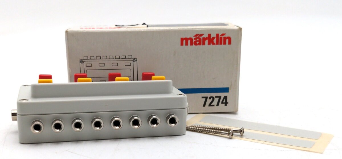 Marklin 7274 HO Control Box With 4 ON/OFF Switches