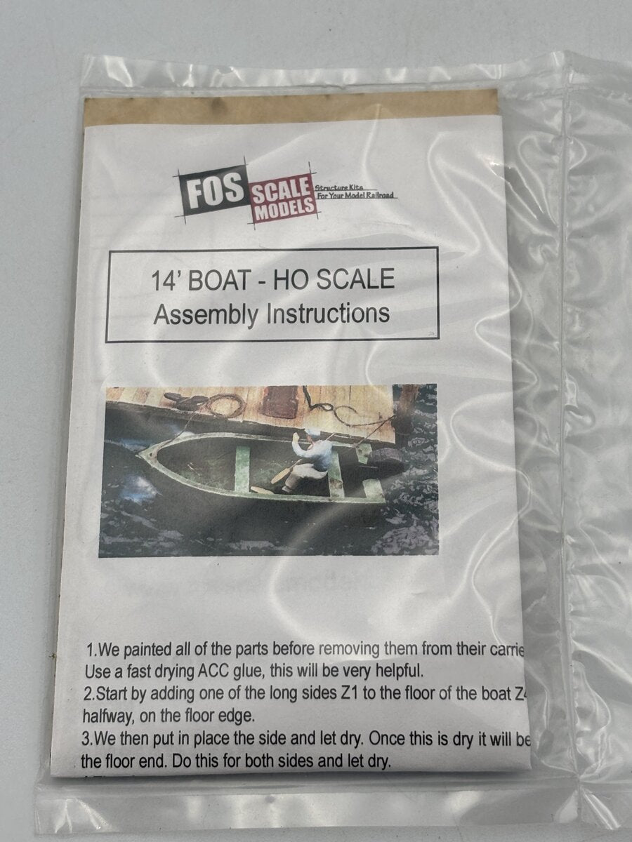 FOS Scale Limited HO Scale 14' Boat Kit