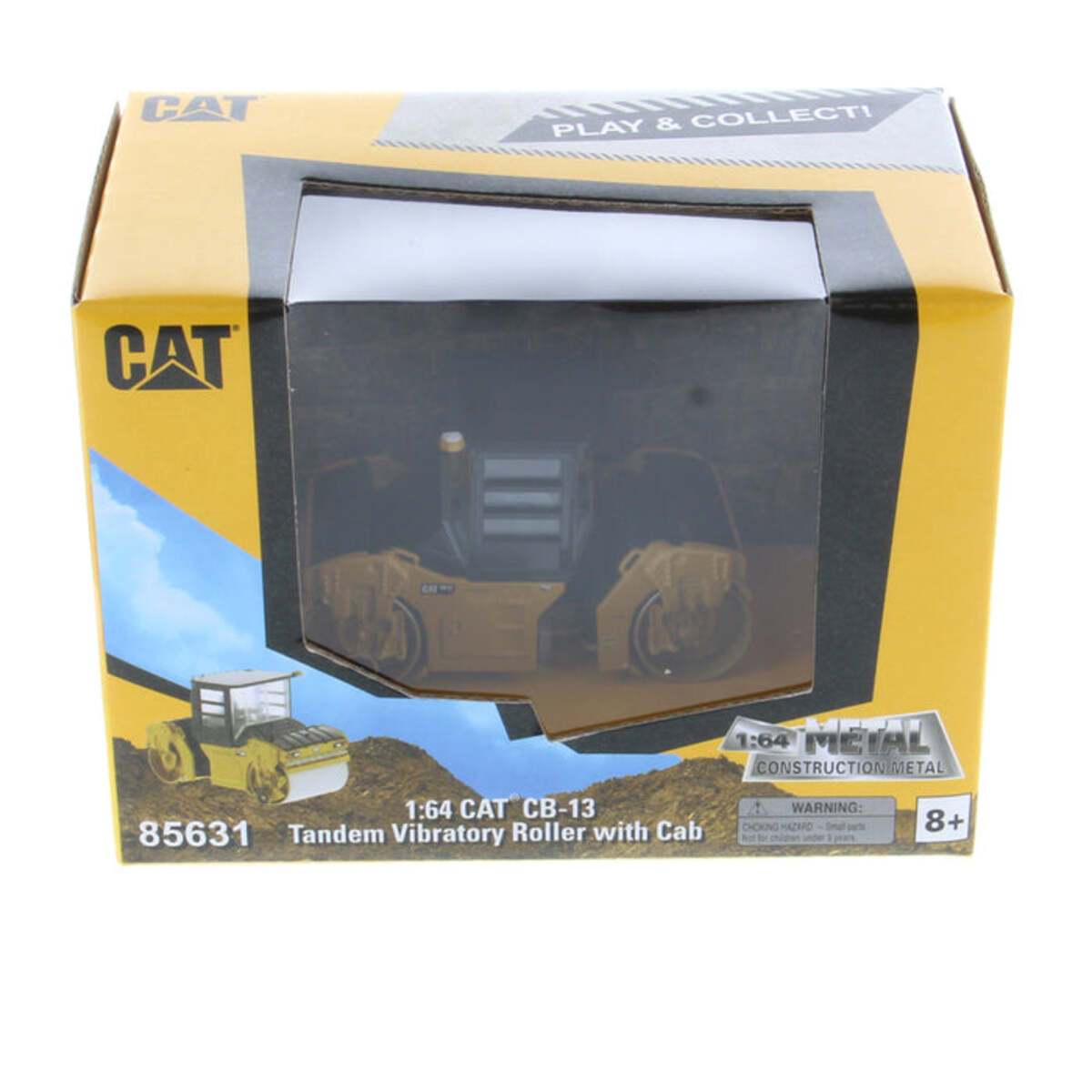 DieCast Masters 85631 1:64 Cat Diecast CB-13 Tandem Vibratory Roller