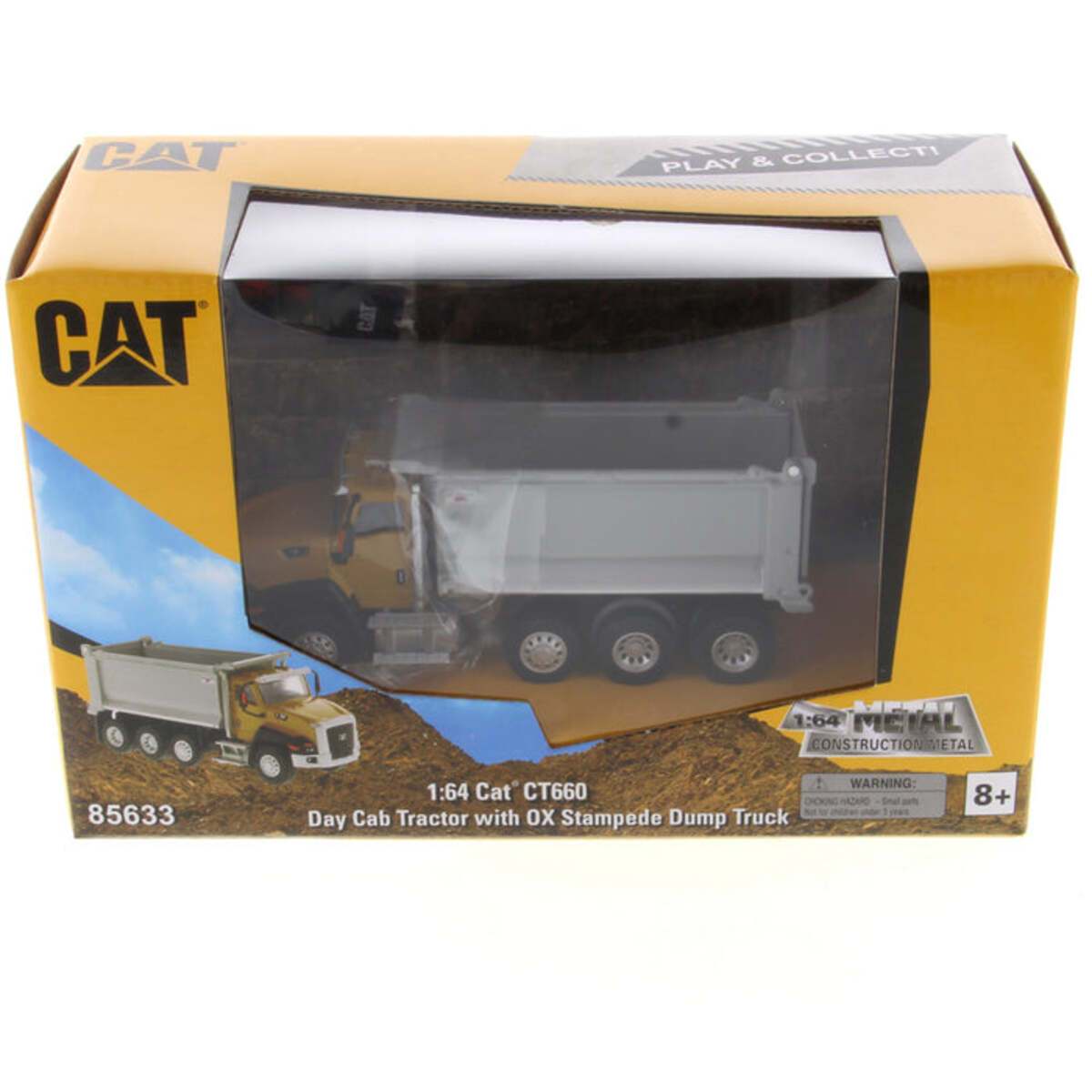 DieCast Masters 85633 1:64 Cat Diecast CT660 OX Stampede Dump-Truck