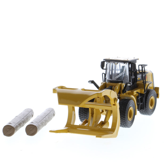 DieCast Masters 85635 1:64 Cat Diecast 950M Wheel Loader with Log Fork