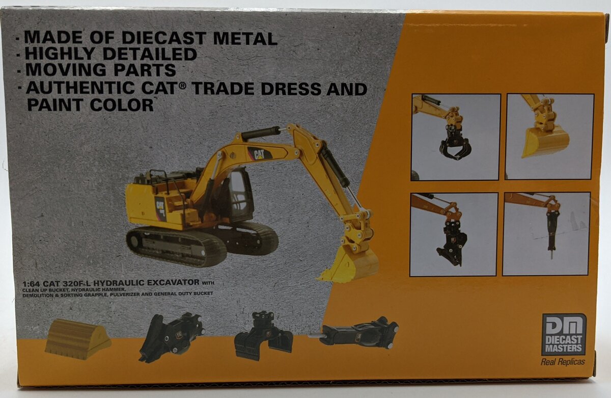 DieCast Masters 85636 1:64 Cat Diecast 320F Hydraulic Excavator