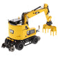 DieCast Masters 85661 1:50 Caterpillar M323F Railroad Wheeled Excavator