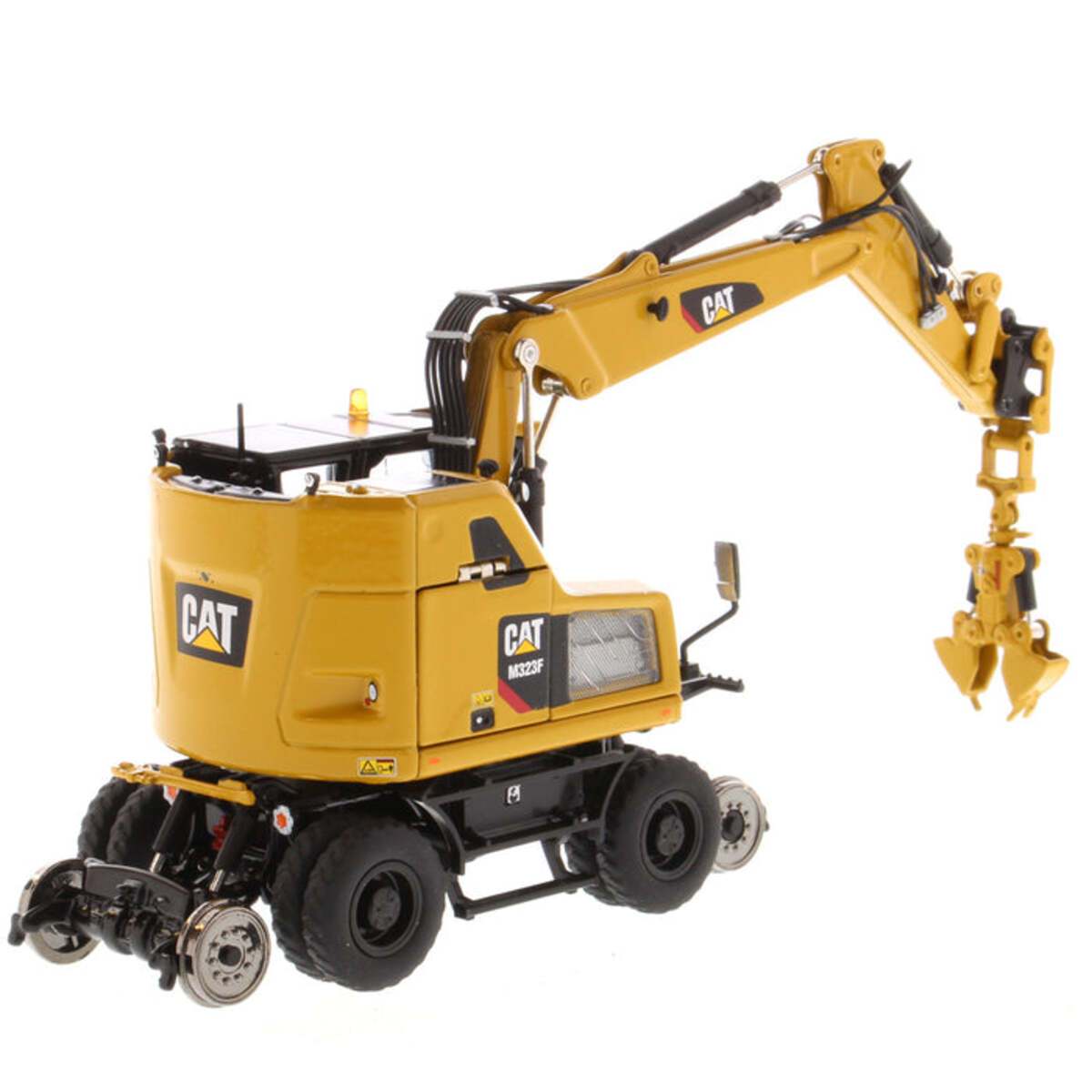 DieCast Masters 85662 1:50 Caterpillar M323F Railroad Wheeled Excavator