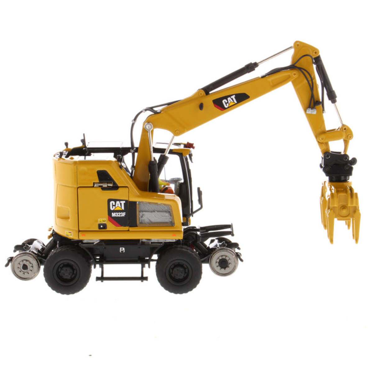 DieCast Masters 85662 1:50 Caterpillar M323F Railroad Wheeled Excavator