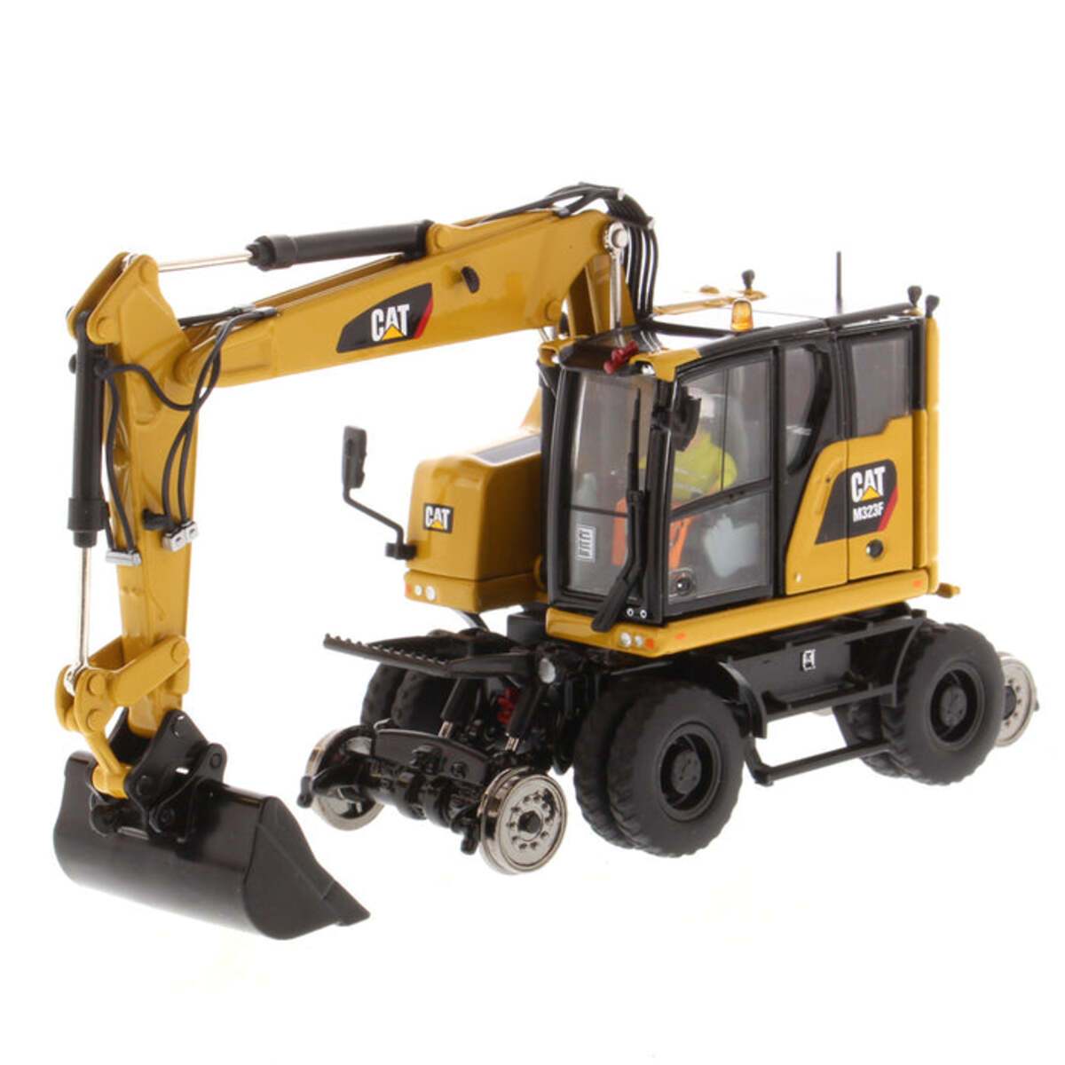 DieCast Masters 85662 1:50 Caterpillar M323F Railroad Wheeled Excavator