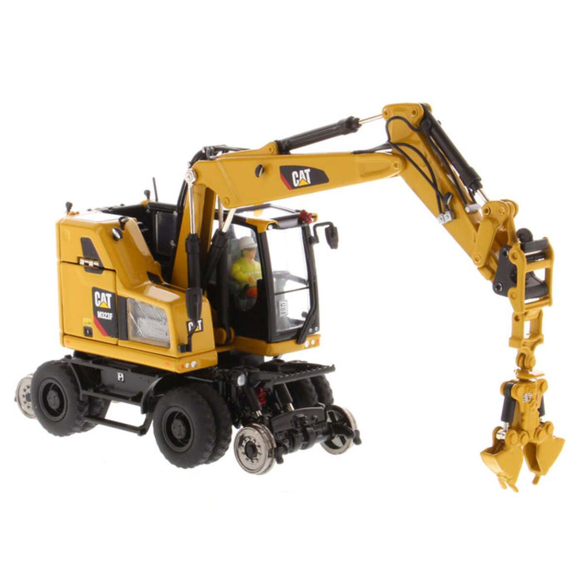 DieCast Masters 85662 1:50 Caterpillar M323F Railroad Wheeled Excavator