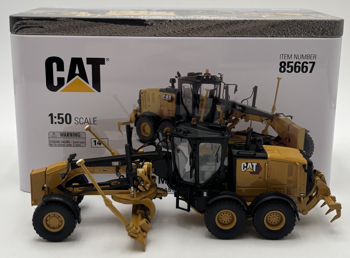 DieCast Masters 85667 1:50 High Line Series Caterpillar 150 Motor Grader