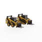 DieCast Masters 85693 1:64 CAT Skid Steer Loader & Compact Track Loader Pair