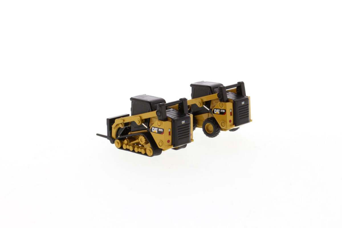 DieCast Masters 85693 1:64 CAT Skid Steer Loader & Compact Track Loader Pair