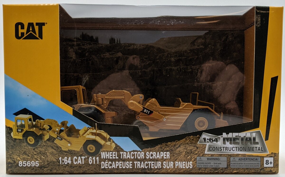 DieCast Masters 85695 1:64 Cat Diecast 611 Wheel Scraper
