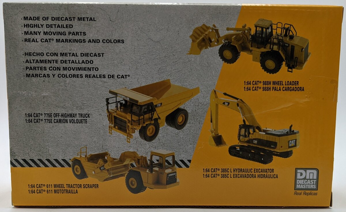 DieCast Masters 85695 1:64 Cat Diecast 611 Wheel Scraper