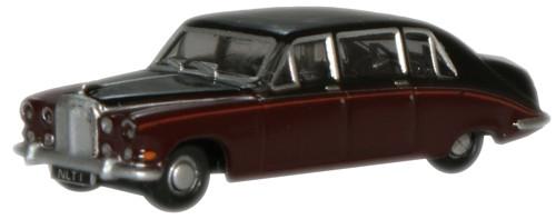 Oxford Diecast NDS004 N Claret/Black Queen Mothers Car Daimler DS420 Sedan