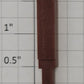 Aristo-Craft 40200-4 G Scale 2" Brown Wood Grain Flat Car Side Pocket Stake