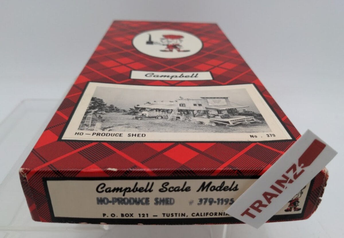 Campbell Scale Models 379-1195 HO Scale Produce Shed Craftsman Building Kit