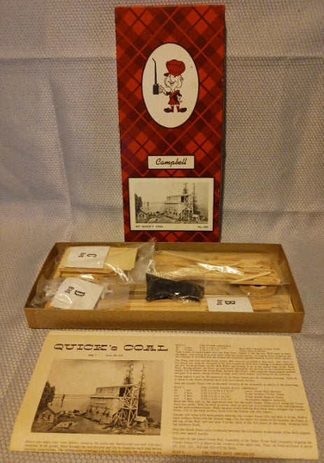 Campbell Scale Models 386-2495 HO Quick's Coal Wood Kit