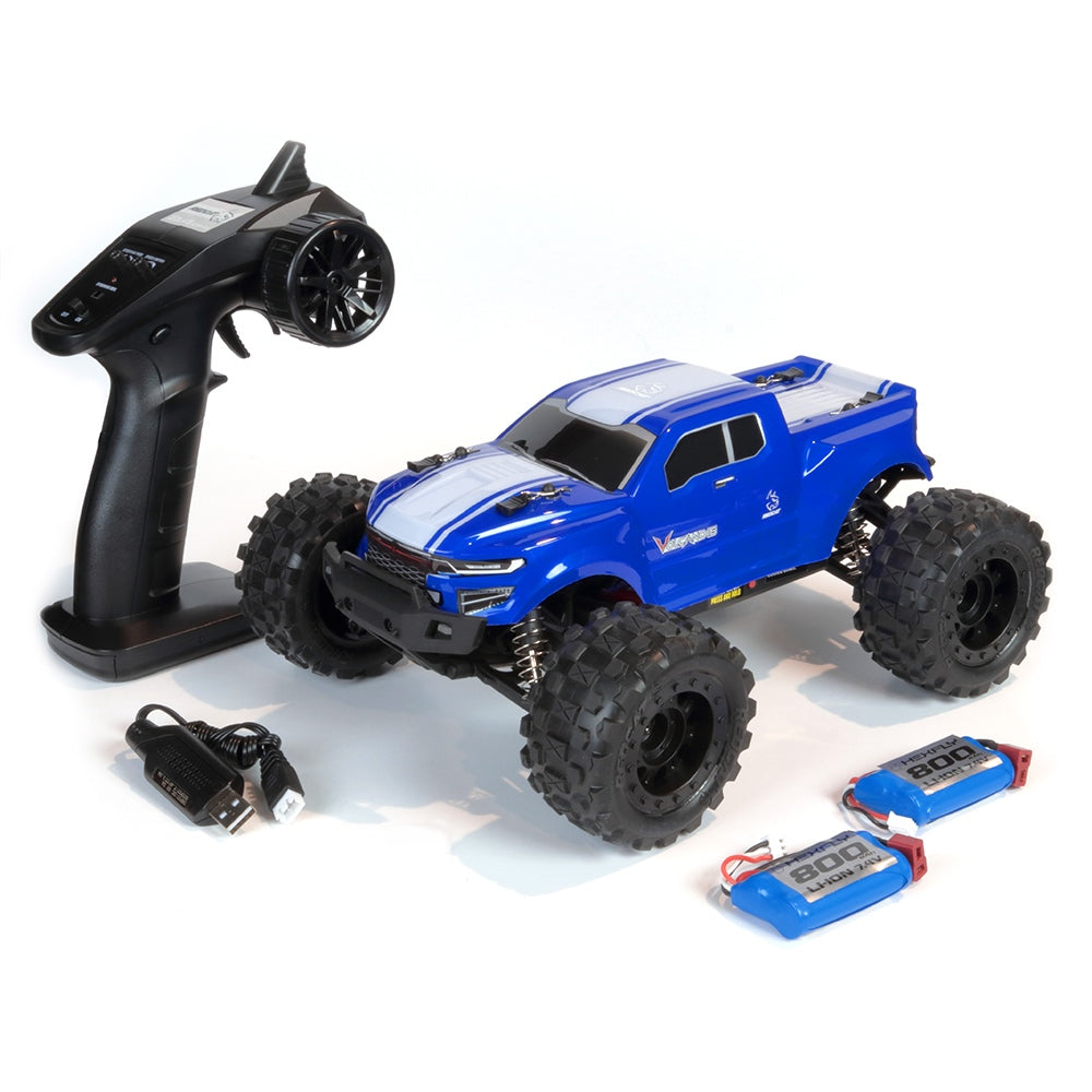 Redcat Racing RER13649 1:16 Blue Volcano-16 4x4 Monster Truck Ready-To-Run