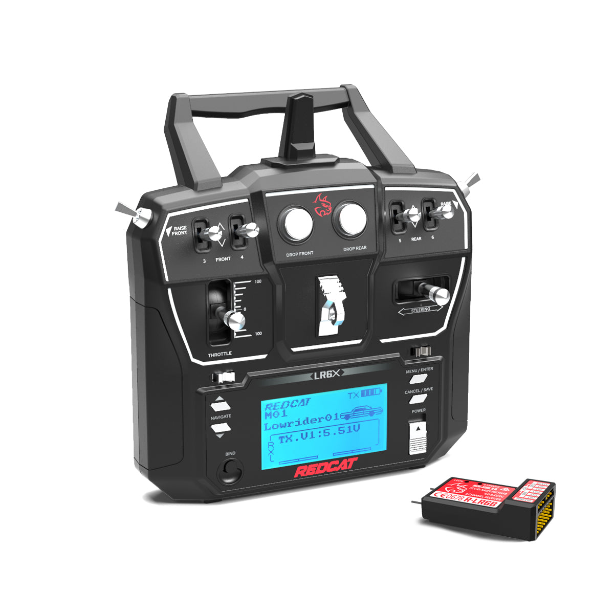 Redcat Racing RER13217 LR6X 6 Channel Radio with Receiver Set