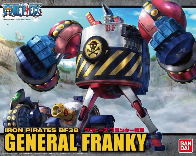 Bandai 2230910 One Piece - Iron Pirates BF38 General Franky Plastic Model Kit