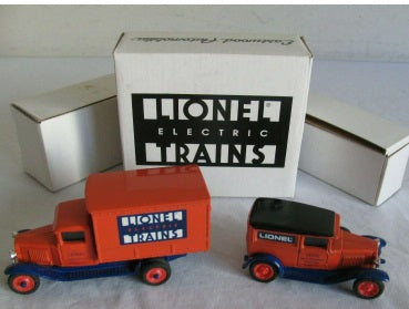 Ertl 3522 1:43 Scale Lionel 1930 Chevrolet Delivery Truck & Van Set (Set of 2) LN/Box