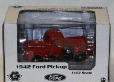 Gearbox 42-002 1:43 Ford 1942 Red Diecast Pickup Truck