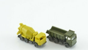 Marklin 8918 Z Scale 2 Cement Mixer Trucks