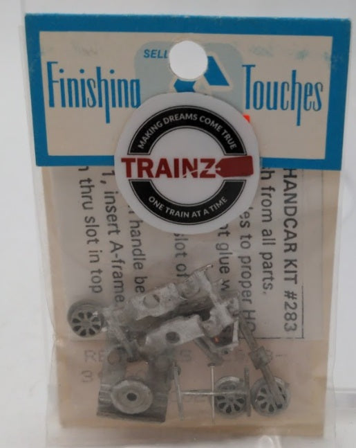 Finishing Touches 675-000283 HO Scale Unpainted Metal Hand Car Kit